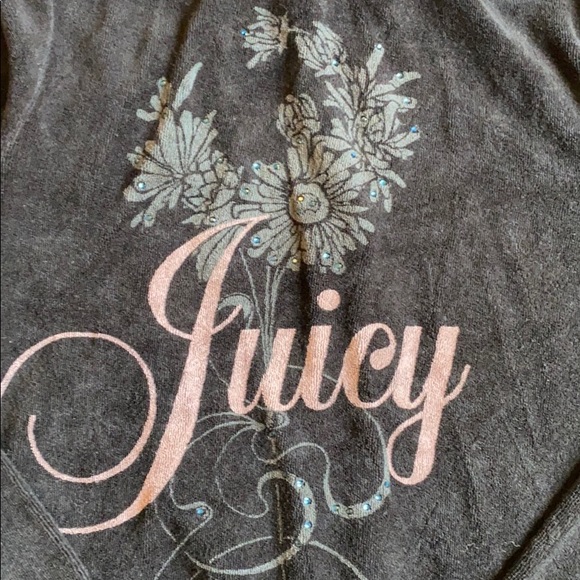 Juicy Couture set in black terry size Petite - Picture 2 of 6